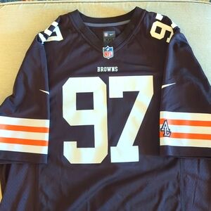 Nike On Field Cleveland Browns #97 Jabaal Sheard jersey (Brown)